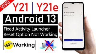 Vivo Y21Y21e ANDROID 13 FRP Unlock NO PC  2023 Latest Update  No Computer Needed [upl. by Ahseined]