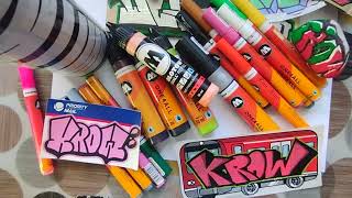 обзор на маркер molotow one4all graffiti [upl. by Laehctim]