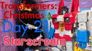 Transformers Christmas 🎄 Day 21 with Starscream Stop Motion [upl. by Araz877]