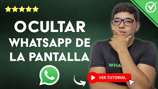 Cómo OCULTAR WHATSAPP de la PANTALLA de INICIO de tu Celular  📵 Ocultar la Aplicación de WhatsApp 📵 [upl. by Durer]