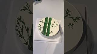 Chinese style new cake meaning step by step promotion Bamboo cakehandpainted cake cake tutorial [upl. by Rodrigo]