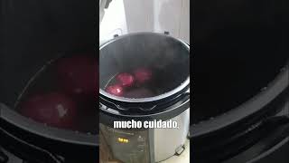 Cocción de Remolacha  Betabel  Beterraba olla presión remolacha ollaapresión cocción cocina [upl. by Chud465]