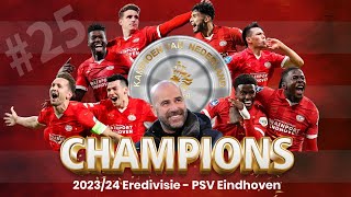 PSV Eindhovens Remarkable 25th Eredivisie League Title 202324 [upl. by Sender]