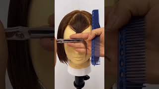 front hair flicks cutting 💁💁😍😍 haircut at homehaircut hairstyle makeupyoutubevideos shorts [upl. by Klump90]