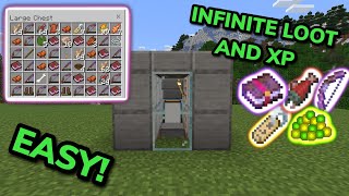 BEST 121 AUTOMATIC FISH FARM TUTORIAL in Minecraft Bedrock MCPEXboxPS4Nintendo SwitchPC [upl. by Wadell]