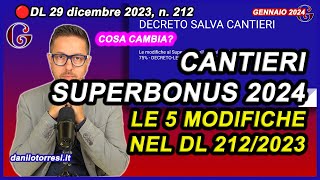 Le MODIFICHE 2024 al Superbonus alla cessione del credito e alle barriere architettoniche 75 [upl. by Grantland]