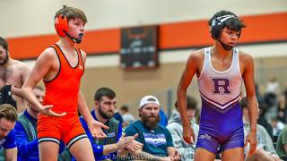 106 – Freddie Hernandez G of Rochelle IL vs Mason Vogt R of Minooka IL [upl. by Rebe]