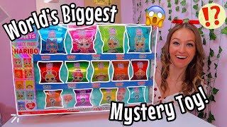 ASMR UNBOXING THE WORLDS BIGGEST MYSTERY TOY😱⁉️LOL VENDING MACHINE🍭 50 SURPRISES🫢🎁 [upl. by Anairuy23]