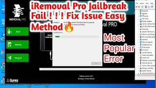 iRemoval Pro Jailbreak issue Driver Issue Fix Easy Solution🔥 [upl. by Tudor563]