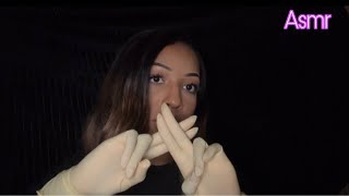 ASMR XS WHITE LATEX GLOVE BLACKOUT 🖤💤100 PURE GLOVE SOUNDS For SLEEP no talking [upl. by Nodnek420]