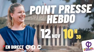 🔴 Point Presse Hebdo de La France Insoumise  NFP à lAssemblée nationale [upl. by Illek673]