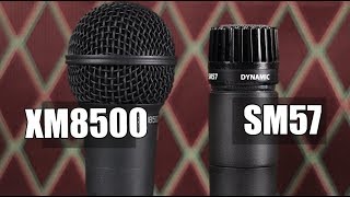 Shure SM57 vs Behringer XM8500 electric guitar pt1 [upl. by Neehahs]