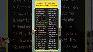 Những câu giao tiếp thường gặp hằng ngày tienganh english tbaenglish shortsvideo learnenglish [upl. by Jac242]