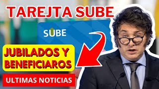 🛑Tarjetas SUBE😱Sólo se Otorgarán Subsidios a Tarjetas con Tarifa Social [upl. by Ehudd]