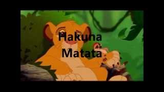 Der König der Löwen  Hakuna Matata Lyrics [upl. by Ayak]