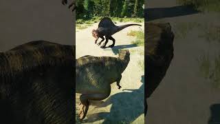 BUCK TRex VS SPINOSAURUS In JWE2 jurassicworld jurassicworldevolution2 jurassicpark dino [upl. by Annaoj630]