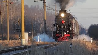 RZD LV0522 steam locomotive PreduzlovayaPavlovskaya  Rogavka stretch [upl. by Eerrahs]