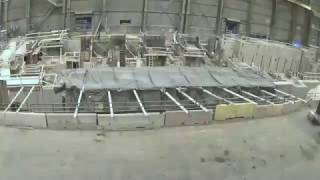 Time Lapse Stretcher Construction at Arconic Davenport Works [upl. by Hsihsa]