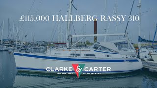 £115000 Hallberg Rassy 310  Walkthrough Tour [upl. by Darum148]