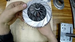 How to build turbojet enginepart4 compressor part is readyengineering engineeringandtechnology [upl. by Asinet439]