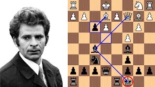 Boris Spasskys 17move crush of Bent Larsens 1b3 [upl. by Sandor]