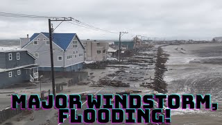 Pacific Northwest Major Storm Flooding Waves Hightide Kite Surfing [upl. by Paolina]