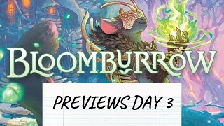 Bloomburrow Previews and Spoilers Day 3 LIVE  Mtg [upl. by Kendra]