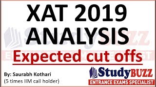 XAT 2019 analysis  Expected cutoff  Individual college cutoff through XAT [upl. by Kirby]