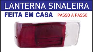 COMO DEIXAR A SINALEIRA NOVA  fabricar sinaleira em casa karmann guia tc tirar amarelado do farol [upl. by Mar]