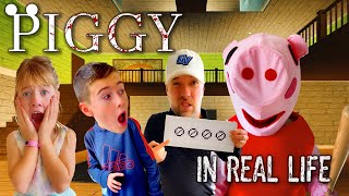 Escaping Roblox PIGGY In Real Life  Chapter 1 House [upl. by Vish979]