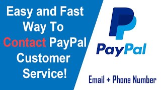 Easy and Fast Way to Contact PayPal Customer Service  60 Seconds or less [upl. by Pravit]