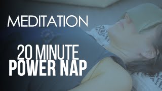 Power Nap Guided Meditation to Rest amp Reset  20 Minute Midday Body Scan amp Delta Wave Binaural Beats [upl. by Emiline]