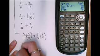 TI36X Pro Help Working with Fractions [upl. by Brass]