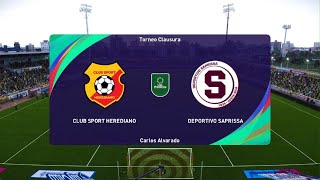 Modo carrera jugador liga Promerica 2024 Club Sport Herediano Vs Deportivo Saprissa [upl. by Yrogiarc645]