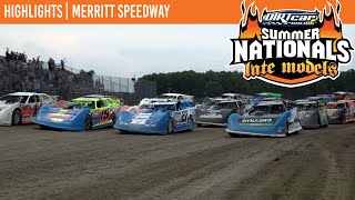 DIRTcar Summer Nationals Late Models at Merritt Speedway July 23 2022  HIGHLIGHTS [upl. by Sprung]