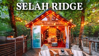 Levi Kelly Visits Cozy Tiny House in the Forest w a Bridge [upl. by Moreville]