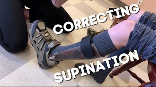 Custom AFO fitting  Supination Foot Correction [upl. by Reid]