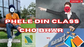 CLASS CHO BHAR  FIRST DAY OF COLLEGE  NBCC  MARKS SHOES  CANADA  VLOG 29 ​​⁠​⁠officialkaims [upl. by Narod]