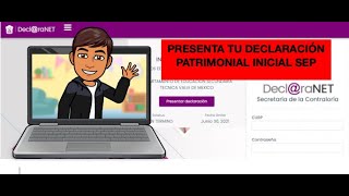 DECLARACIÓN PATRIMONIAL INICIAL SEP 2022 DECLARANET [upl. by Wardieu115]