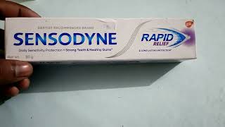 SENSODYNE RAPID RELIEF full details video How to use SENSODYNE toothpaste [upl. by York]