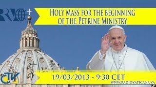 Inaugural Mass of the Pontificate [upl. by Artcele542]