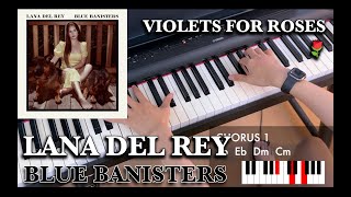 Piano Chords Violets for Roses  Lana Del Rey [upl. by Aset]