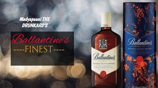 Ballantines Finest Blended Scotch ReviewWorlds Most Selling Whisky Ballantines whsikyReview [upl. by Nirred301]