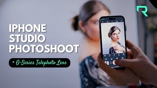 Professional Portrait Photography on iPhone 15 Pro Max  GSeries Telephoto Lens Tutorial [upl. by Aiepoissac217]