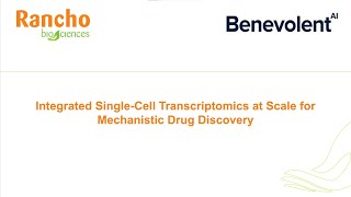 Webinar Integrating Single Cell Transcriptomics at Scale for Mechanistic Drug Discovery [upl. by Ezar]