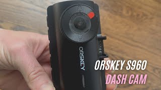 ORSKEY S960 3 Dash Cam Review Easy To Install Clear Picture 1080P [upl. by Aniale]