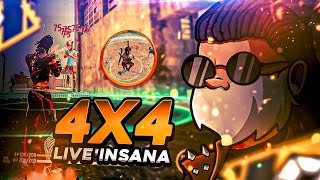 SALINHA AO VIVO COM INSCRITOS 4X4 E 6X6 🔥FREE FIRE AO VIVO🔥 [upl. by Eel339]