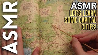 Lets learn some capital cities ASMR MAPS [upl. by Anos]