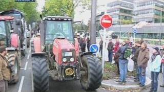 Alsace la grogne des agriculteurs [upl. by Yzus]