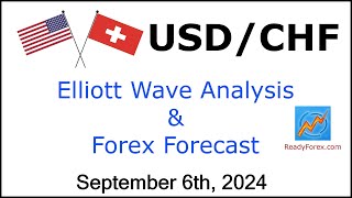 USD CHF Elliott Wave Analysis  Forex Forecast  September 6 2024  USDCHF Analysis Today [upl. by Anahsat]